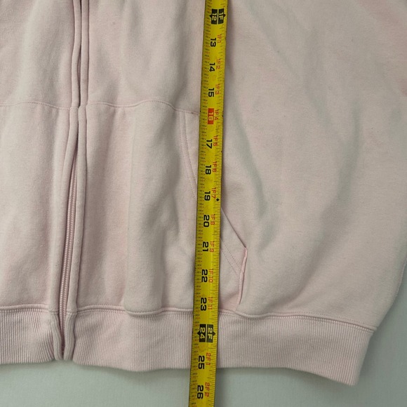 SKIMS Cozy Fleece Womens 4X Light Pink Full Zip Hoodie Oversized Loungewear Soft - Picture 6 of 6